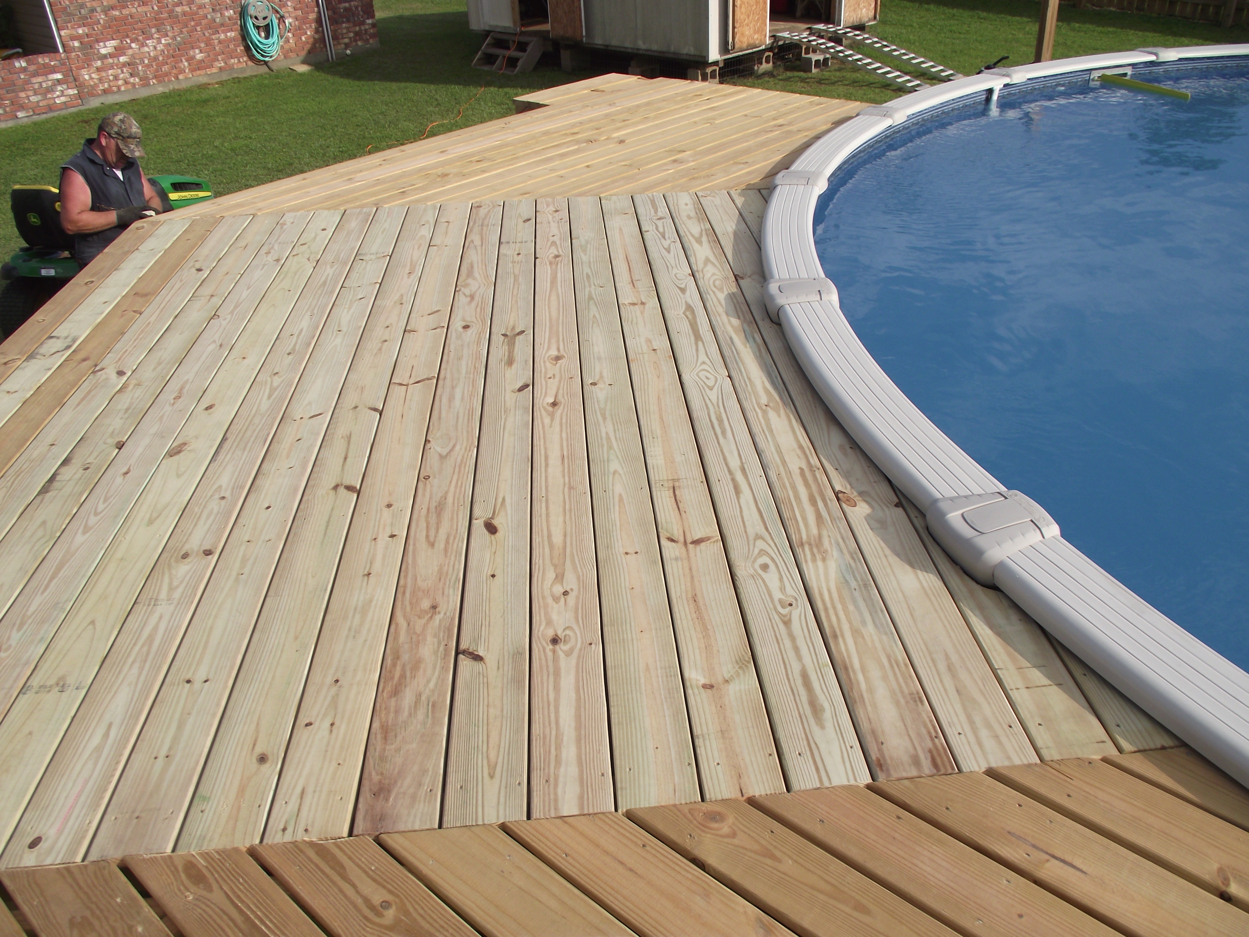 Deck Pinus Autoclavado Liso
